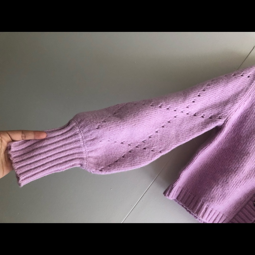 Host Pick For Love and Lemons Mia Pointelle Sweater Small - Picture 8 of 11